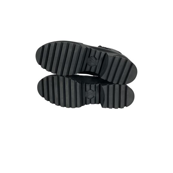 Louis Vuitton 'Laureate' Black Leather Platform Desert Boot Size 6.5 - Picture 5 of 10